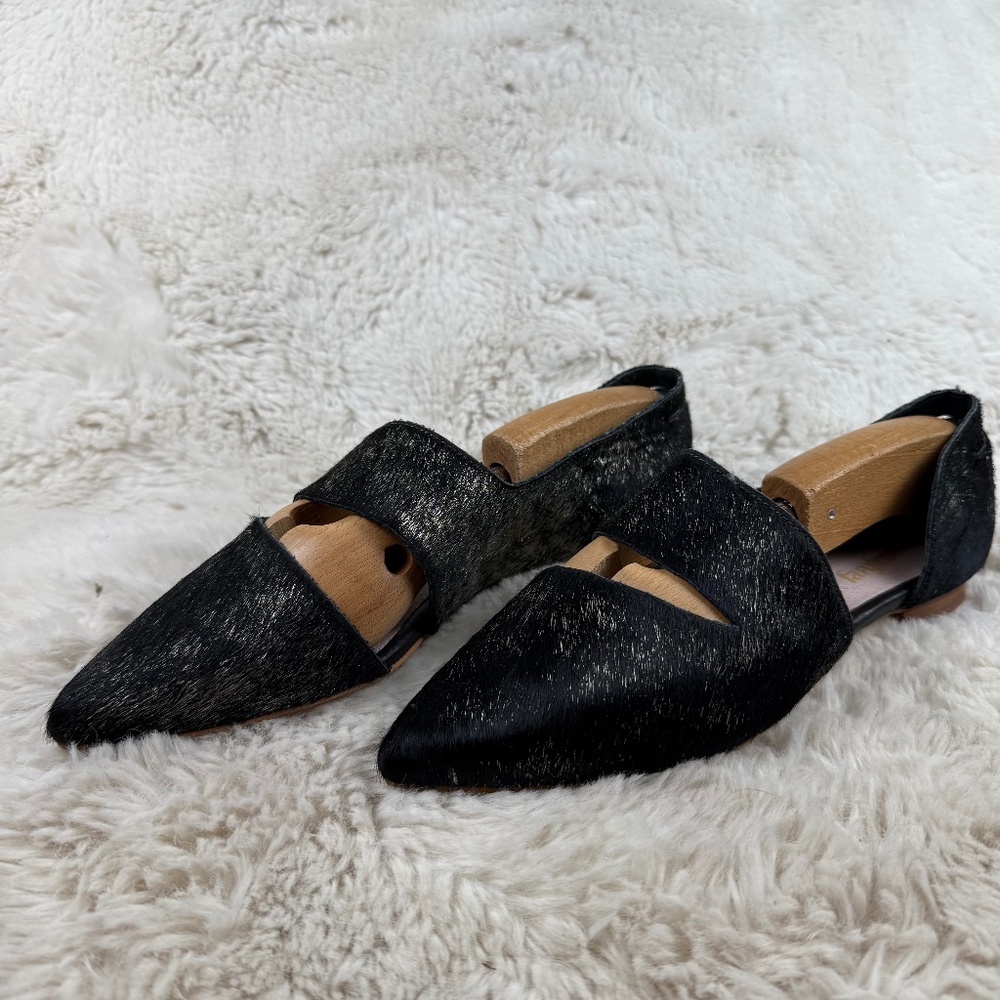 Farylrobin Rosen Calf Hair Flats Women's Shoes by Anthropologie Size 8.5
